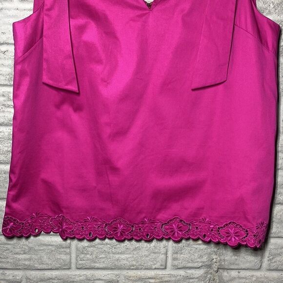 NWT MSRP $195 Ted Baker London Daynaa Bow Shoulder Top Women's Size 5 (US 12) - Picture 7 of 13